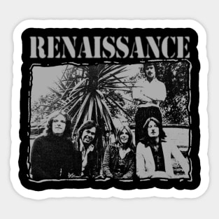 70s Renaissance Band Sticker